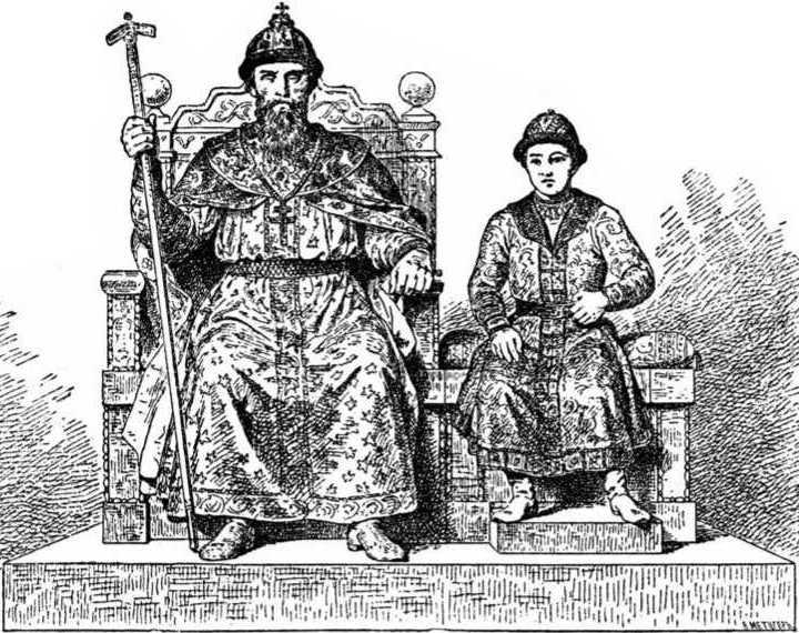 Великие князья Василий Темный и сын его Иоанн