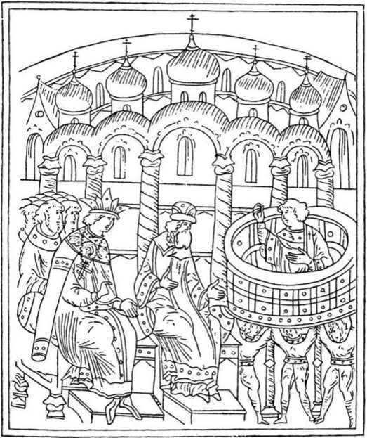 Венчание на царство Иоанна IV. По Царственной книге