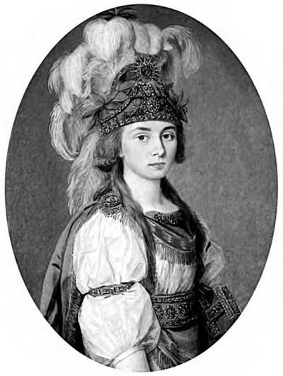 Портрет крепостной актрисы П. И. Ковалевой-Жемчуговой